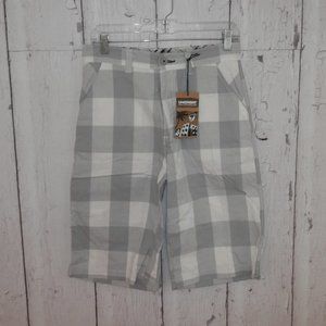 New Unionbay Women's Size 16 Plaid Long Shorts